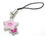 Painful Pleasures CEL059 Pink/Pink Star Wholesale Cell Phone Charms