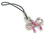 Painful Pleasures CEL072 Pink Bow Wholesale Cell Phone Charm