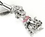 Painful Pleasures CEL097 DALMATION DOG Wholesale Cell Phone Charms