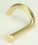 Painful Pleasures Custom-014-NS013-BG 20g - 16g  14kt Yellow Gold 2.0mm Heart Nostril Jewelry - Custom Made - Price Per 1