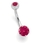 Painful Pleasures Custom-479-le 16g - 12g Internal Hybrid 6mm Round 6 Prong Belly Button Ring - Custom Made - Price Per 1