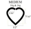 Unbreakable Custom-618-UB 18g or 16g Niobium Curl Heart - Custom Made - Price Per 1
