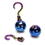 Painful Pleasures Custom-753-PP 10g - 4g Titanium French Hook Ball Ear Weight - Custom Made - Price Per 1