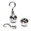 Painful Pleasures Custom-754-PP 10g - 4g Stainless Steel French Hook Ball Ear Weights - Custom Made - Price Per 1