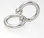 Painful Pleasures Custom-796-PP 12g Stainless Steel Circular Barbell with Slave Doorknocker Ring - Custom Made - Price Per 1