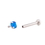 Painful Pleasures derm304-anod 18g-16g Internally Threaded Square Prong-Set 3mm Round Opal Top - Price Per 1