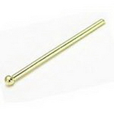 Painful Pleasures GNS019 20g 14kt Yellow Gold Nose Fishtail Ball