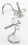Painful Pleasures GNS096 20g 14kt White Gold DRAGONFLY Nose Screw Body Jewelry
