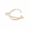 Painful Pleasures GNS257 16g Yellow Gold Saturn Bendable Ring - Price Per 1