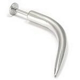 Painful Pleasures JL025 14g Labret With 40mm Long Curved Talon - Disturbed