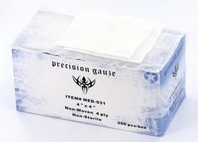 Precision MED-031 Precision 4&quot;x4&quot; Gauze - Price Per Box of 200