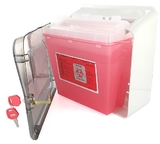 Bemis MED-226 Bemis Sharps Cabinet Only - Use with 5qt Sharps Container & Glove Box Holder