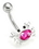 Painful Pleasures MN0039 14g 7/16&quot; Crabby Belly Button Ring