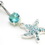 Painful Pleasures MN0994 14g 7/16&quot; Starfish Belly Button Ring