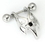 Painful Pleasures MN1092 Ear Cartilage Ear Hugger Jewelry Helix Dangle Piercing Jewelry Design # 4