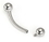 Painful Pleasures MN1165 14g Bent Barbell Internally Threaded Stainless Steel