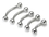 Painful Pleasures MN1353 8g Bent Barbell Internally Threaded Stainless Steel 3/8&quot; to 1-1/2&quot;