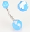Painful Pleasures MN1386 14g 7/16&quot; Environmental PLANET EARTH Belly Ring