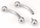 Painful Pleasures MN1409 16g Bent Barbell Internally Threaded Stainless Steel