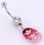 Painful Pleasures MN1437 14g 7/16&quot; RUSSIAN NESTING DOLL Belly Button Ring