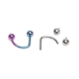 Painful Pleasures MN1775-anod 14g Titanium J Curved Barbell - Price Per 1