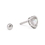 Painful Pleasures MN1795 16g Stainless Steel Opal Heart Ear Jewelry - Price Per 1