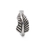 Painful Pleasures MN1826 14g 3/8" Feather Burnished Silver Steel Clicker - Price Per 1