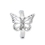 Painful Pleasures MN1833 14g 3/8" Simple Butterfly Steel Clicker - Price Per 1