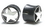 Elementals Organics ORG005 SILVER STAR CAP Tunnel Horn Organic Ear Jewelry - Price Per 1