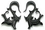 Elementals Organics ORG048 SWAN Natural Horn Earrings Organic Body Jewelry - Price Per 1