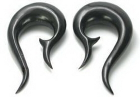 Price Per 1 Elementals Organics Golden Horn DUCKLING Spiral Hanger Earrings Body Jewelry 6g 00g