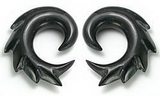 Elementals Organics ORG071 SONIC Natural Horn Earrings Body Jewelry - Price Per 1