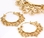 Elementals Organics ORG1019-pair 18g GOLD PLATED Indonesia GAJ Style Earrings - Price Per 2