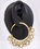 Elementals ORG1027-pair 14g - 4g Bronze Indonesian OTA Hoop Earrings - Price Per 2