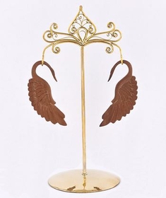 Elementals Organics ORG1031 Bronze Earring - Hanger Organic Holder Display Stand # 4