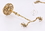 Elementals Organics ORG1035 TWIN SNAKE HEADS Bronze Earring - Hanger Organic Holder Display Stand