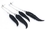 Elementals Organics ORG1088-pair DOUBLE Horn Feather Regular Earrings - Price Per 2