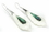 Elementals ORG1094-pair Bone Earrings with Abalone Shell Inlay using 92.5 Silver French Hook Posts -  Price Per 2