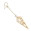 Elementals Organics ORG1643-pair Aztecan Dagger Mother of Pearl Earrings - Price Per 2
