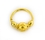Elementals Organics ORG2099 18g Gold Plated Center Ball Septum or Earring Jewelry