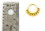 Elementals Organics ORG2101 18g Gold Plated KWS 4 Septum or Earring Jewelry