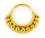 Elementals Organics ORG2101 18g Gold Plated KWS 4 Septum or Earring Jewelry