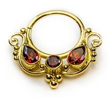 Elementals Organics ORG2105 18g Gold Plated Septum or Earring Jewelry