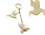 Elementals Organics ORG2137-pair Baby Birds Mother of Pearl Large Gauge Dangle Earrings - Price Per 2
