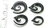 Elementals Organics ORG230 Spiral with Tip Wholesale Organic Body Jewelry from Horn 4mm - 10mm - Price Per 1