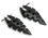 Elementals Organics ORG277-pair Arrow Head Horn Stirrup Earrings - Wholesale Organic Body Jewelry - Price Per 2