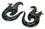 Elementals Organics ORG292-pair Jester Wholesale Organic Body Jewelry Stirrup Horn Hanger Earrings - Price Per 2