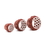 Elementals Organics ORG3053 Saba Wood Plug with .925 Sterling Silver Honeycomb Inlay - 16mm-30mm - Price Per 1