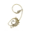 Elementals Organics ORG3085-pair Polished Brass Filigree Leaf Ear Wrap - Price Per 2