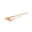 Elementals Organics ORG3098-pair 18kt Gold Plated Brass Dragonfly Clip-On Ear Climber - Price Per 2